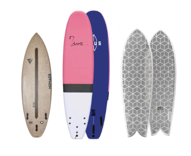 Planches de surf ecoresponsables